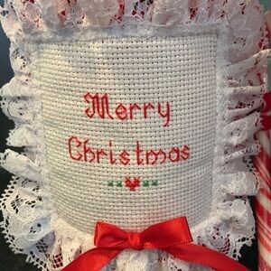 Wine bottle fabric gift bags